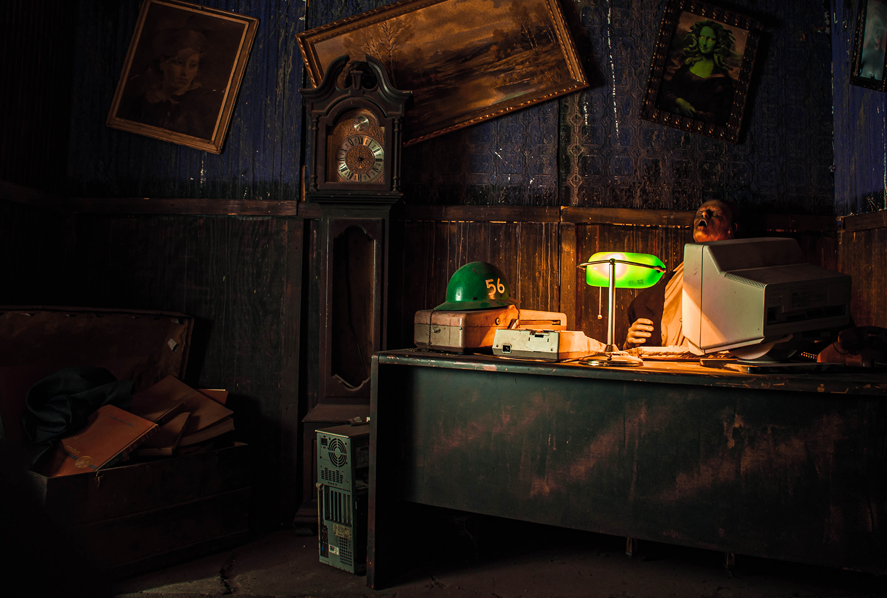 The Fright Factory front desk