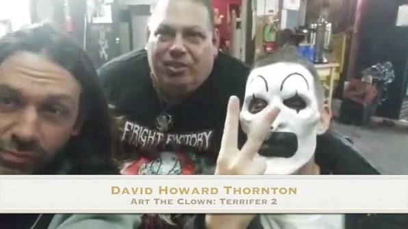 Behind the scenes with David Howard Thornton at Fright Factory